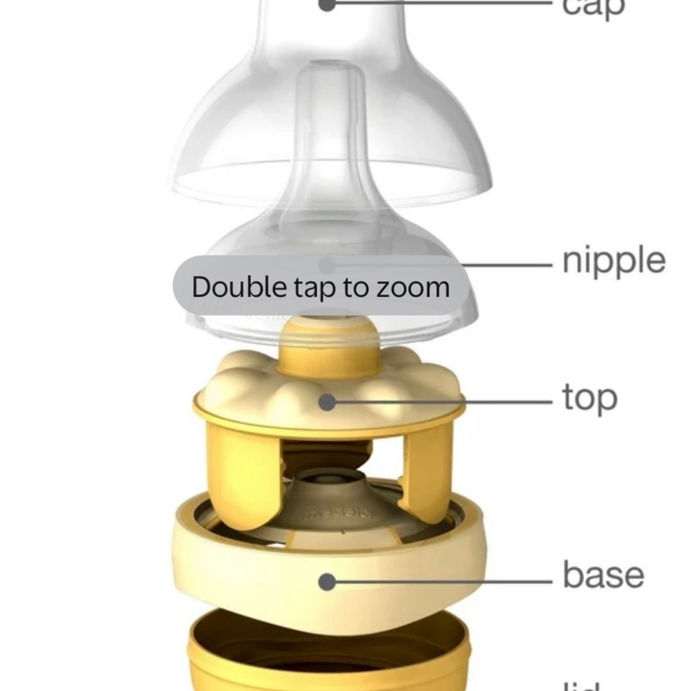 4 Medela Calma Bottle Nipple and Collection Bottles - Picture 2 of 5